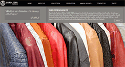 Desktop Screenshot of euroleder.com